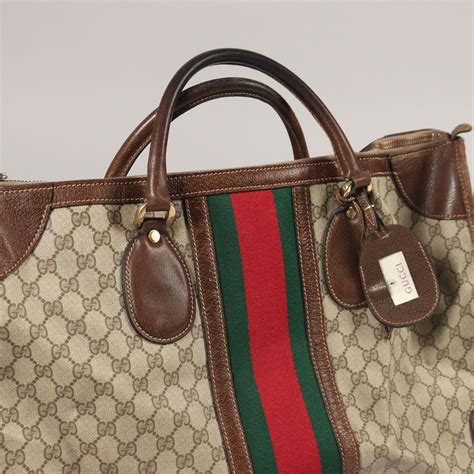 borsa pelle vintage gucci blu anni 50|Borse, borsette e custodie vintage Gucci .